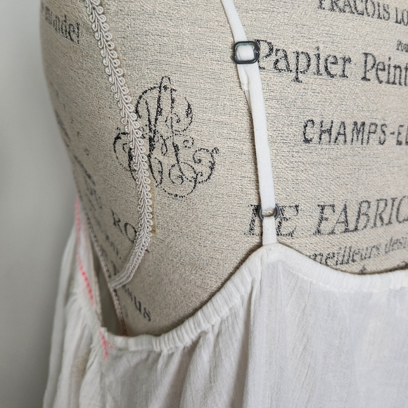 Vintage Embroidered Maluku Chemise Slip Dress - Picture 2 of 16